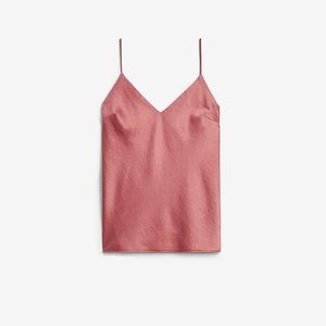 Express Textured Satin Cami in Rose